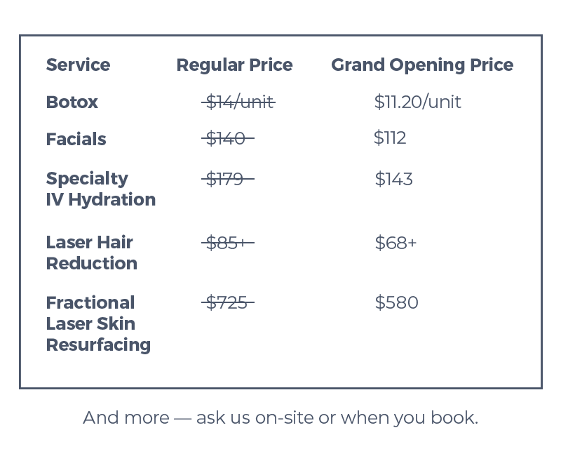 Grand Opening Price1
