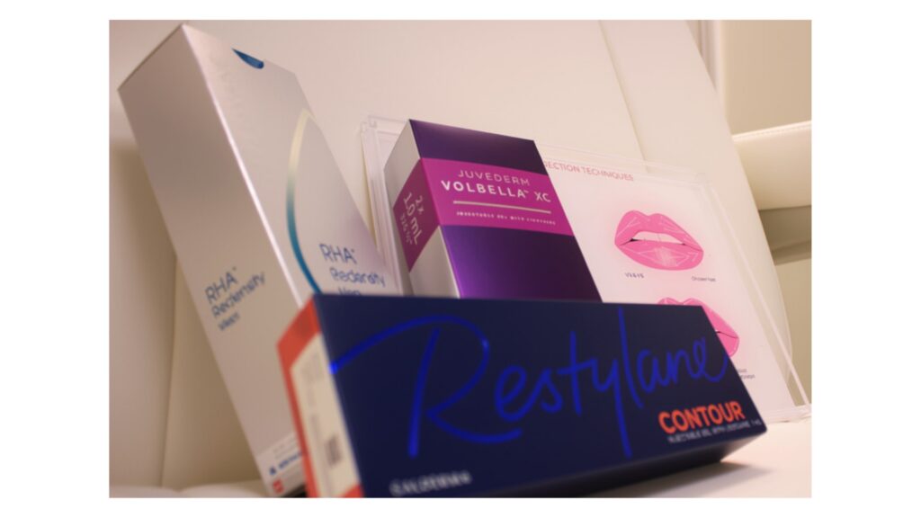 popular filler brands including Juvederm, Restylane, and RHA